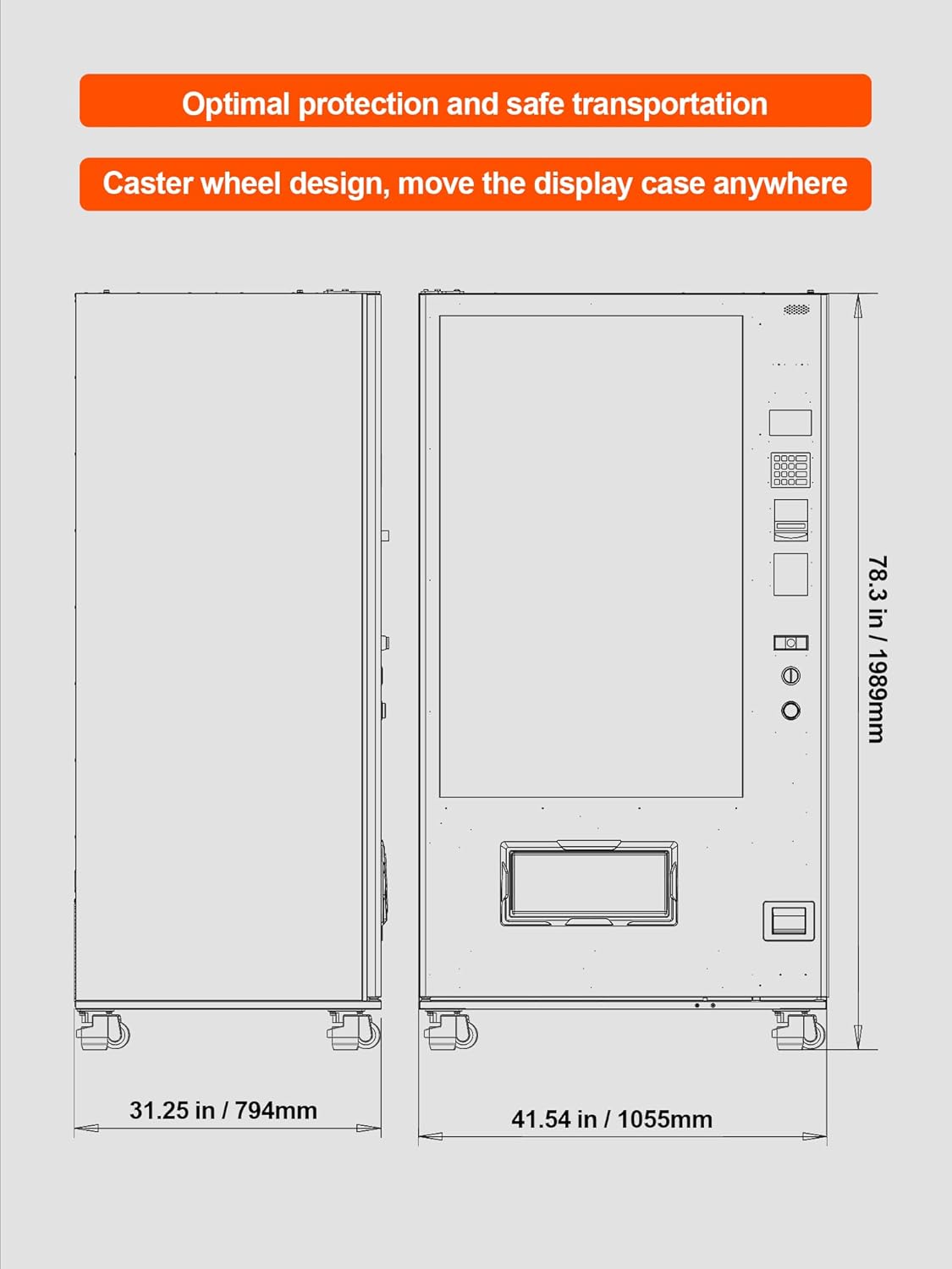 Refrigerated Combo Vending Machine