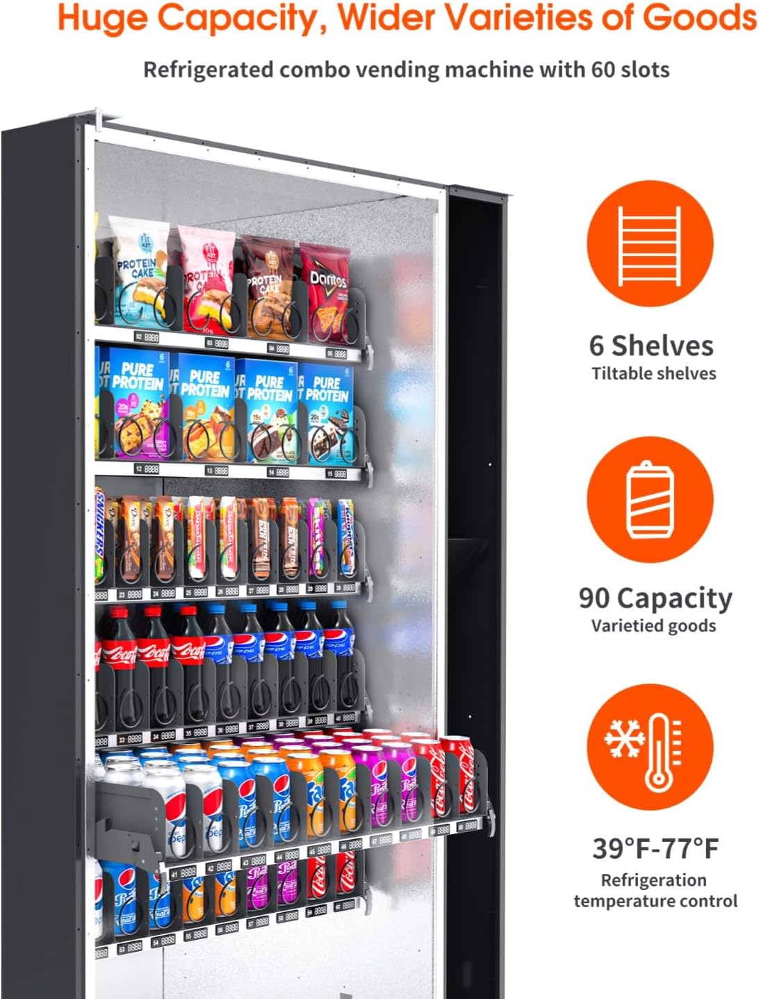 Refrigerated Combo Vending Machine