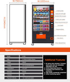 Combo Snack Drink Vending Machine