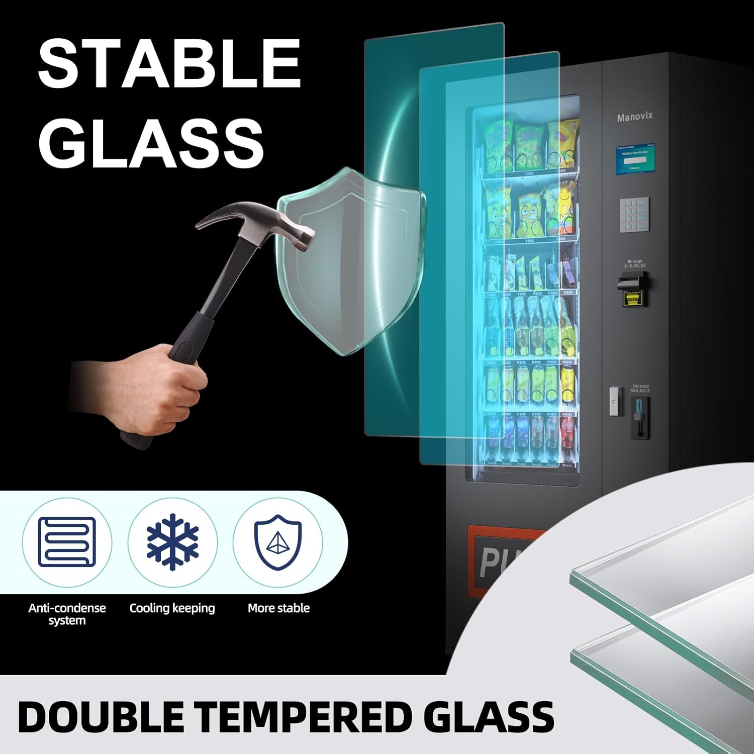 Commercial Refrigerated Snack & Drink Vending Machine