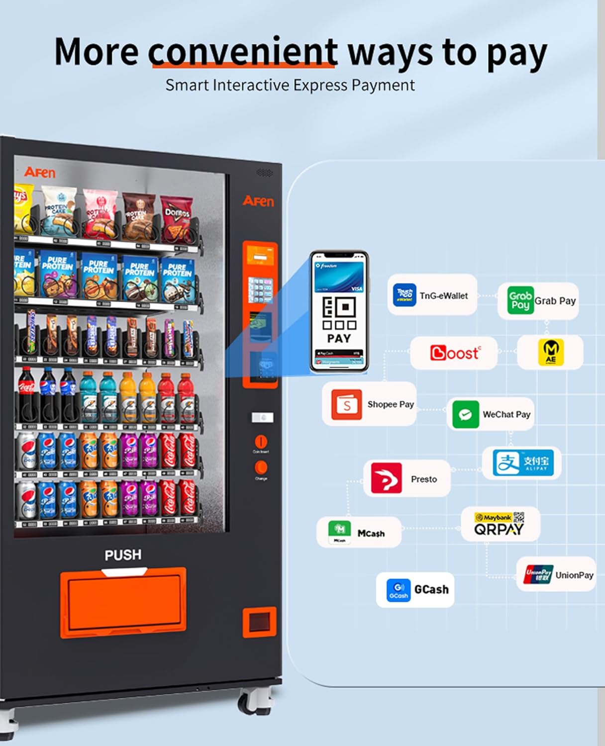 Combo Snack Drink Vending Machine