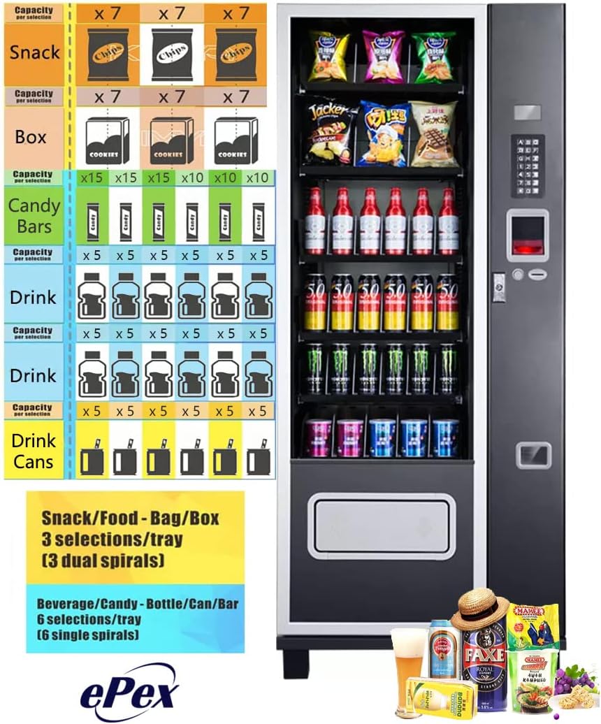 EPEX Refrigerated Drink Vending Machine