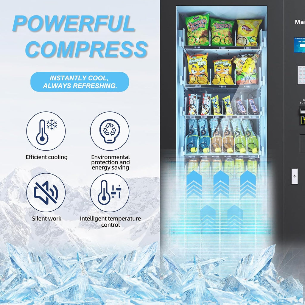 Commercial Refrigerated Snack & Drink Vending Machine